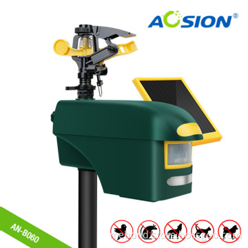 Multifunctional Solar Sprinkler Animal repellent Pir Sensor Outdoor Deer Birds Dog Repeller AN-B060